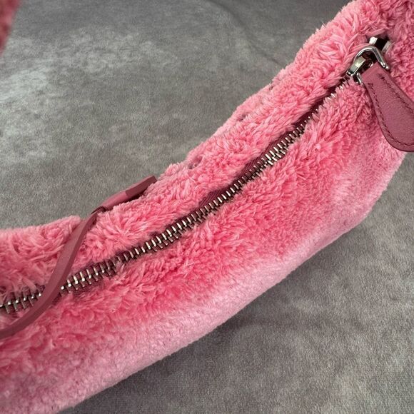 Prada 2000 Re-Edition Terry Cloth Mini Pink Women's Bag - Picture 6 of 13